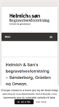 Mobile Screenshot of helmichbegravelse.dk